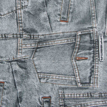 Oxford 600d High Density PVC / PU Jeans Tissu en polyester imprimé